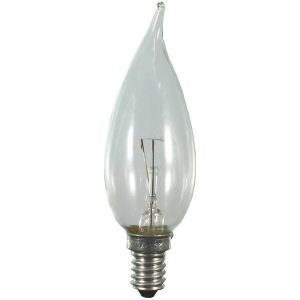 Scharnberger+Hasenbein Windstoßkerze 35x100mm 230V 25W E14 klar 40851